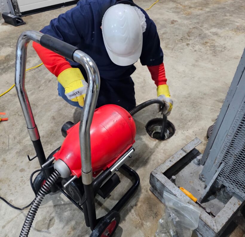 destape de tuberia de 8pulg